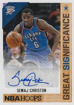 2017-18 Hoops - Great SIGnificance Gold #GS-SC Semaj Christon Front