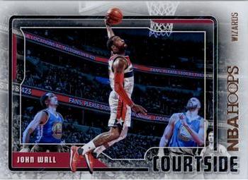 2017-18 Hoops - Courtside #12 John Wall Front