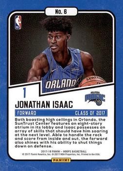 2017-18 Hoops - Class of 2017 #6 Jonathan Isaac Back