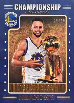 2017-18 Hoops - Championship Moments #4 Stephen Curry Front