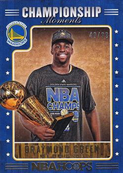 2017-18 Hoops - Championship Moments #6 Draymond Green Front