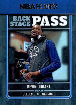 2017-18 Hoops - Back Stage Pass #2 Kevin Durant Front