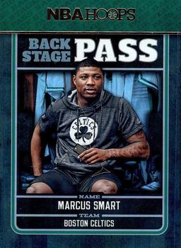 2017-18 Hoops - Back Stage Pass #10 Marcus Smart Front