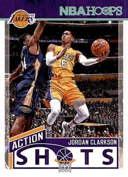 2017-18 Hoops - Action Shots #11 Jordan Clarkson Front