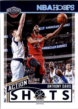 2017-18 Hoops - Action Shots #15 Anthony Davis Front