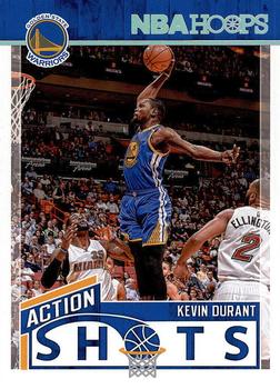 2017-18 Hoops - Action Shots #18 Kevin Durant Front