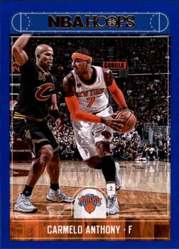 2017-18 Hoops - Blue #99 Carmelo Anthony Front