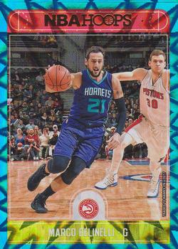 2017-18 Hoops - Teal Explosion #80 Marco Belinelli Front