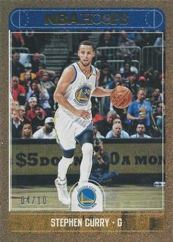 2017-18 Hoops - Gold #236 Stephen Curry Front
