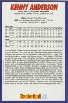1994-95 Basketball USA Magazine (German) #NNO Kenny Anderson Back