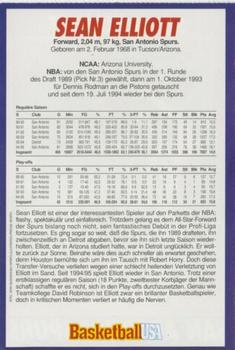 1994-95 Basketball USA Magazine (German) #NNO Sean Elliott Back