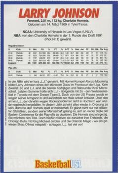 1994-95 Basketball USA Magazine (German) #NNO Larry Johnson Back