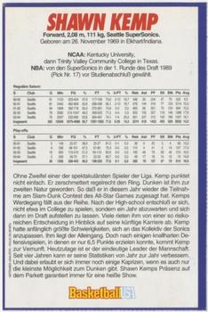 1994-95 Basketball USA Magazine (German) #NNO Shawn Kemp Back