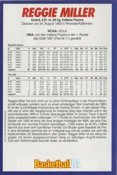 1994-95 Basketball USA Magazine (German) #NNO Reggie Miller Back