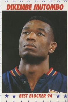 1994-95 Basketball USA Magazine (German) #NNO Dikembe Mutombo Front