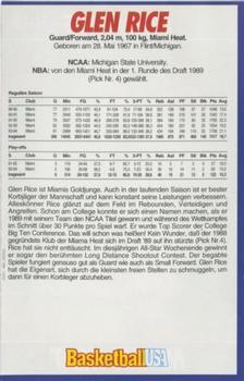 1994-95 Basketball USA Magazine (German) #NNO Glen Rice Back