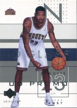 2002-03 UD Glass - UD Promos #18 Marcus Camby Front