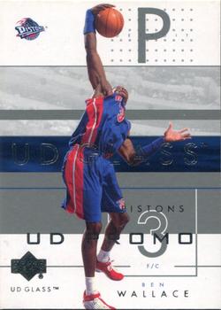 2002-03 UD Glass - UD Promos #21 Ben Wallace Front