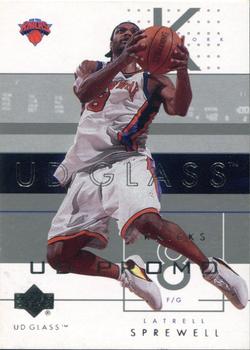 2002-03 UD Glass - UD Promos #59 Latrell Sprewell Front