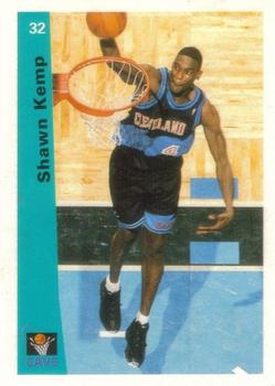 1998 Ole NBA Stickers (Argentina) #32 Shawn Kemp Front