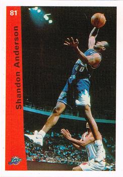 1998 Ole NBA Stickers (Argentina) #81 Shandon Anderson Front