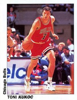 1994-95 Service Line American Pro Basketball USA Stickers (Italy) #58 Toni Kukoc Front