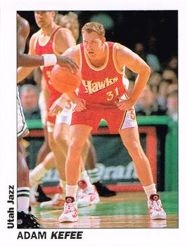 1994-95 Service Line American Pro Basketball USA Stickers (Italy) #124 Adam Keefe Front