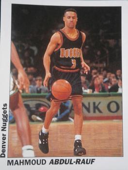 1994-95 Service Line American Pro Basketball USA Stickers (Italy) #136 Mahmoud Abdul-Rauf Front