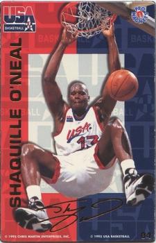 1995-96 Pro Mags Team USA #04 Shaquille O'Neal Front