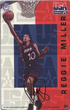 1995-96 Pro Mags Team USA #05 Reggie Miller Front