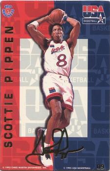 1995-96 Pro Mags Team USA #09 Scottie Pippen Front