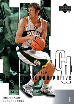 2002-03 Upper Deck Championship Drive - UD Promos #88 Brent Barry Front