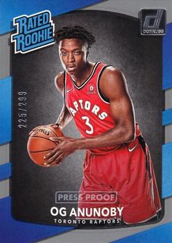 2017-18 Donruss - Press Proof Silver #178 OG Anunoby Front