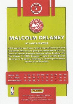 2017-18 Donruss - Press Proof Purple #4 Malcolm Delaney Back