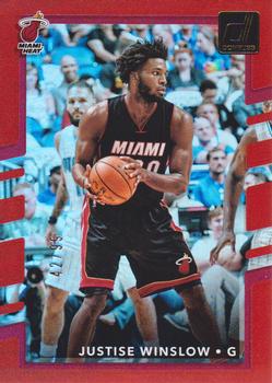 2017-18 Donruss - Holo Red Laser #78 Justise Winslow Front