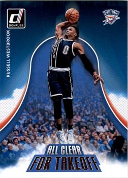 2017-18 Donruss - All Clear for Takeoff #11 Russell Westbrook Front