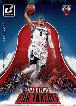 2017-18 Donruss - All Clear for Takeoff #13 Zach LaVine Front