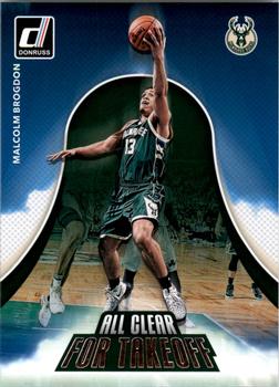2017-18 Donruss - All Clear for Takeoff #15 Malcolm Brogdon Front