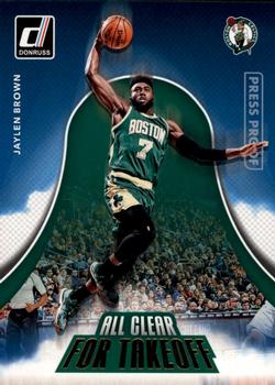 2017-18 Donruss - All Clear for Takeoff Press Proof #6 Jaylen Brown Front