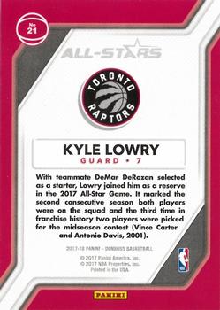 2017-18 Donruss - All-Stars #21 Kyle Lowry Back