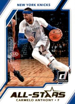 2017-18 Donruss - All-Stars Press Proof #25 Carmelo Anthony Front