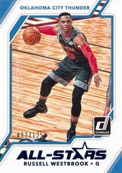 2017-18 Donruss - All-Stars Press Proof Blue #6 Russell Westbrook Front