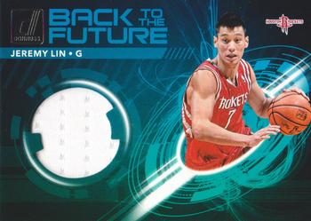 2017-18 Donruss - Back to the Future Materials #BM-JL Jeremy Lin Front