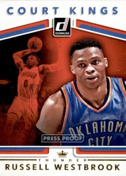 2017-18 Donruss - Court Kings Press Proof #30 Russell Westbrook Front