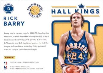 2017-18 Donruss - Hall Kings #14 Rick Barry Back