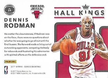 2017-18 Donruss - Hall Kings #29 Dennis Rodman Back