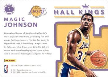 2017-18 Donruss - Hall Kings Press Proof #7 Magic Johnson Back