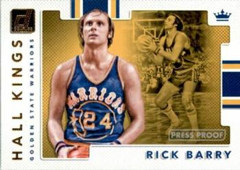 2017-18 Donruss - Hall Kings Press Proof #14 Rick Barry Front