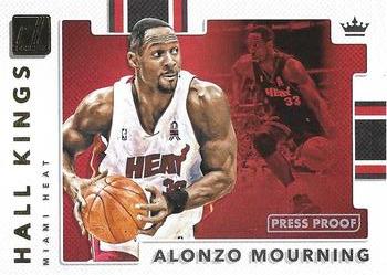 2017-18 Donruss - Hall Kings Press Proof #24 Alonzo Mourning Front