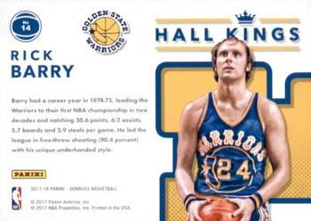 2017-18 Donruss - Hall Kings Press Proof Blue #14 Rick Barry Back